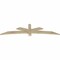 Ekena Millwork Alberta Rough Sawn Timber Gable Bracket, Douglas Fir, 84"W x 21"H x 2"D x 4"F, 6/12 Pitch GBW084X21X0204ALB00RDF - alternate 5
